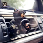 Pilot bear propeller car air freshener with 8 scent refills
