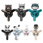 Pilot bear propeller car air freshener with 8 scent refills