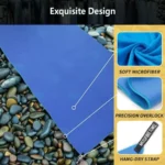 Quick dry microfiber towel for sports, travel, and gym