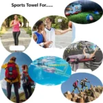 Quick dry microfiber travel and sports towel set