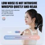 U-shape massage gun with interchangeable heads for deep tissue relief