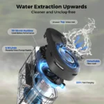 Portable outdoor shower pump for camping and hiking