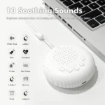 portable white noise machine for baby and adult sleep