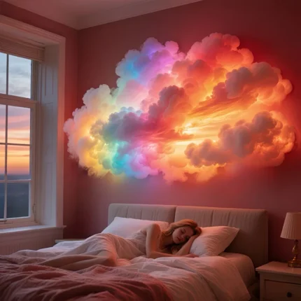 RGB cloud light projector with star galaxy projection