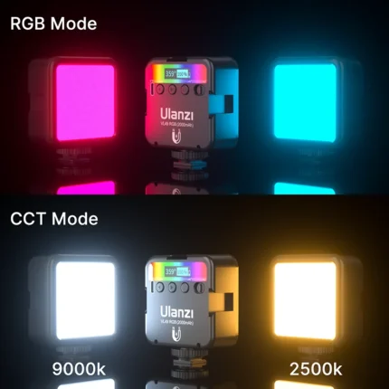 Ulanzi VL49 RGB LED video light for camera and phone