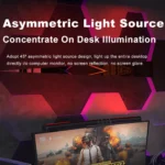 RGB Monitor Light Bar with Asymmetric Illumination for Desk