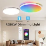 Smart RGBCW LED Ceiling Light with app and remote control