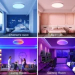 Smart RGBCW LED Ceiling Light with app and remote control