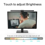 RGBIC monitor light bar with eye protection and dual lighting