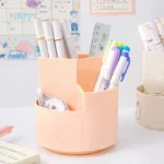 360 rotating desk organizer multi compartment for stationery