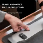Self-adhesive mini foldable laptop stand for ergonomic typing
