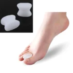 Soft silicone toe separators for bunion pain relief