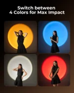 SmallRig RF 10C Focusable LED Video Light with Gobo Patterns