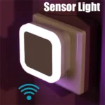 Smart LED plug-in night light with dusk-to-dawn sensor.