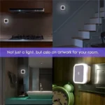Smart LED plug-in night light with dusk-to-dawn sensor.