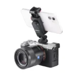 360 degree rotating smartphone cold shoe tripod mount