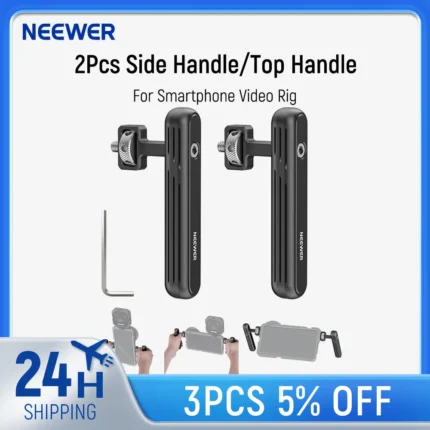 Smartphone video rig handles for stable mobile filmmaking