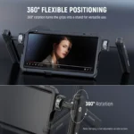 Smartphone video rig handles for stable mobile filmmaking