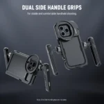 Smartphone video rig handles for stable mobile filmmaking
