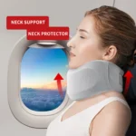 Adjustable soft cervical collar for neck support and pain relief.