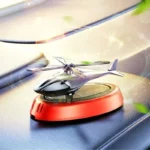 Solar Helicopter Car Air Freshener with auto-rotate fragrance diffuser