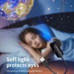 USB planetarium projector with interchangeable solar system films and flexible gooseneck.