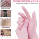 Spa Gel Moisturizing Gloves and Heel Socks for dry cracked skin