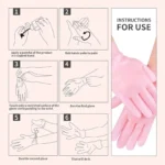 Spa Gel Moisturizing Gloves and Heel Socks for dry cracked skin