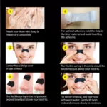 Nasal strips with spring lift mechanism for improved breathing.