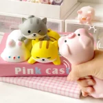 Cute squishy animal wrist rest and stress relief toy