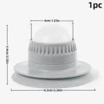 Suction cup wall massager with 360 degree rolling ball