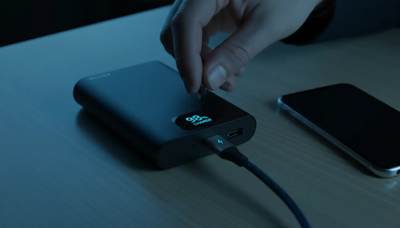 High-capacity power bank for tech EDC for creators.
