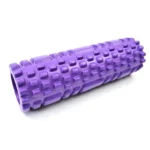 Textured deep tissue foam roller for muscle recovery and myofascial release.