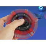Transformable modular fidget spinner toy in various vibrant colors