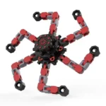 Transformable modular fidget spinner toy in various vibrant colors