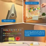 LED Light Up Transparent Message Board & Drawing Set