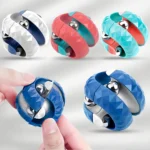 Twisting magnetic fidget orb for stress relief