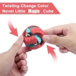Twisting magnetic fidget orb for stress relief