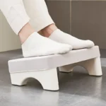 Two-tone ergonomic foot rest step stool