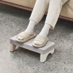 Two-tone ergonomic foot rest step stool