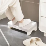 Two-tone ergonomic foot rest step stool