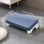 Two-tone ergonomic foot rest step stool