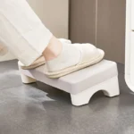 Two-tone ergonomic foot rest step stool
