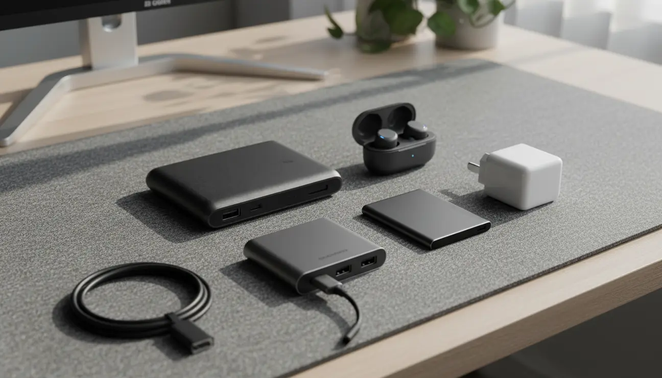 Ultimate Tech EDC Flat Lay on Desk Mat