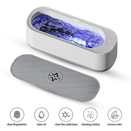 Ultrasonic cleaner for jewelry, eyeglasses, watches, and delicate items