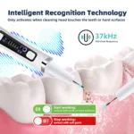 Ultrasonic tooth scaler cleaning teeth with intelligent recognition
