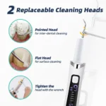 Ultrasonic tooth scaler cleaning teeth with intelligent recognition