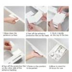 Under-desk slide-out drawer organizer for office supplies