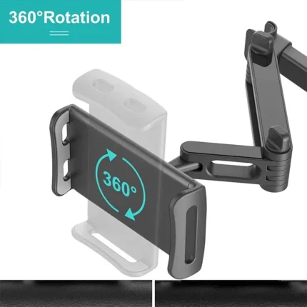 Universal car headrest mount for tablets and phones