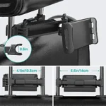 Universal car headrest mount for tablets and phones